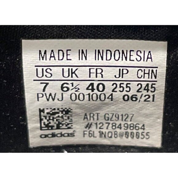 ADIDAS MENS RACER TR23 ALL BLACK RUNNING LOW TOP LACE UP SHOES SIZE 7 WOMENS 8.5 - Picture 6 of 7